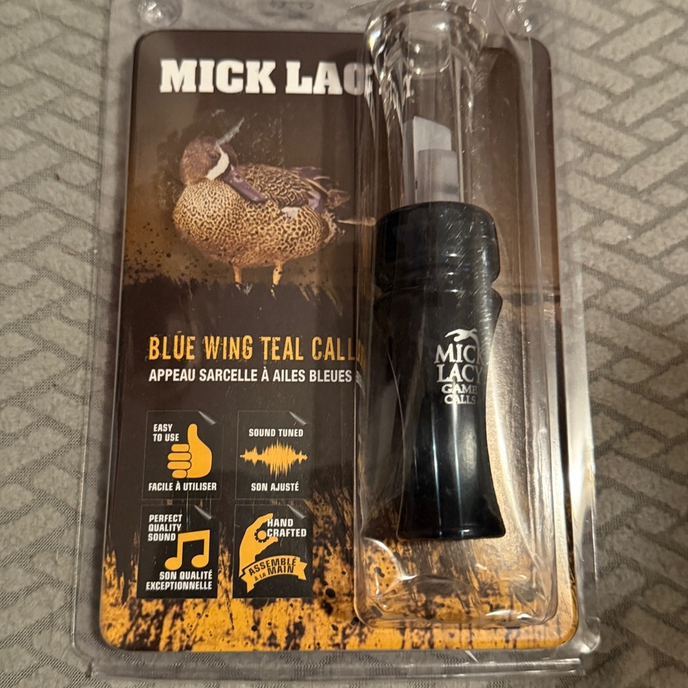 NEW Mick Lacy Blue Wing Teal Call - Duck Call